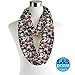 Price comparison product image L&S PRINTS Foam Designs George Michael Lightweight Infinity Scarf Fashion Loop Chiffon or Jersey, 57"