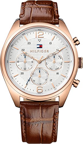 Tommy Hilfiger Herren-Armbanduhr Analog Quarz Leder 1791183