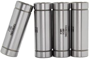 FUSHIBEARING Juego de rodamientos lineales para impresora 3D CNC para JGAurora A5/A5S/A1/A3S LM08LUU Paquete de rodamientos de 4PCS(LM8LUU(8 x 15 x 45))