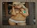 Produktbild Tablet Schutz Hülle passend für Ipad Air 2 Pin Up Erotik Cowboyhut