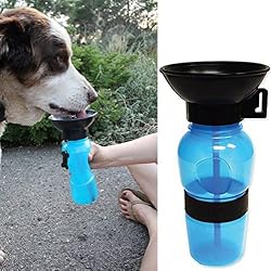Tuopuda Botellas de Agua Para Perros Portatil Dispensador de Agua Para Mascotas Bebedero Botella Perro Para Viaje