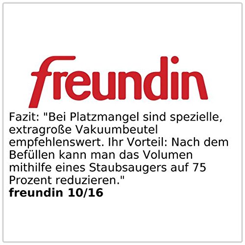 PEARL 9er-Set Vakuum-Beutel, zur Saugkompression, Bügelhaken, 70 x 100 cm - 6