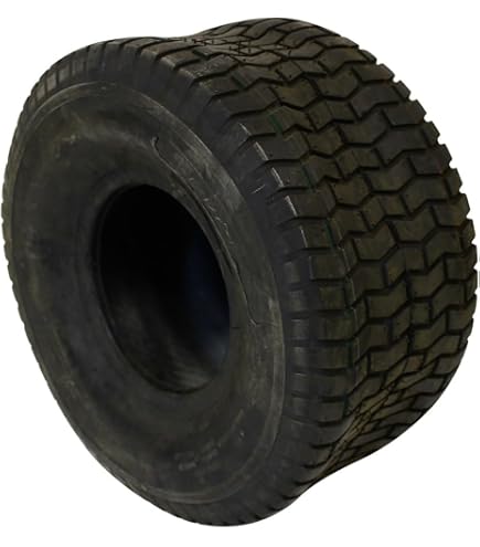 SECURA Lot De 2 Pneus 15x6.00-6 Avec Chambres à Air Valve Droite - Compatible Tondeuses Autoportées