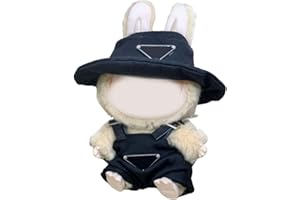 CUZYP Vestiti Labubu,Vestiti per Labubu, vestiti per bambole per labubu peluche, vestito labubu da 17 cm