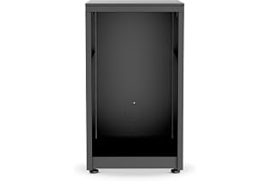 Cozze® Elements uteköksmodul 52 för integrering av kylskåp – 15 mm HPL-bänkskiva – galvaniserat pulverlackerat stål – matt svart – 90 x 49,5 x 60 cm – kylskåp ingår ej