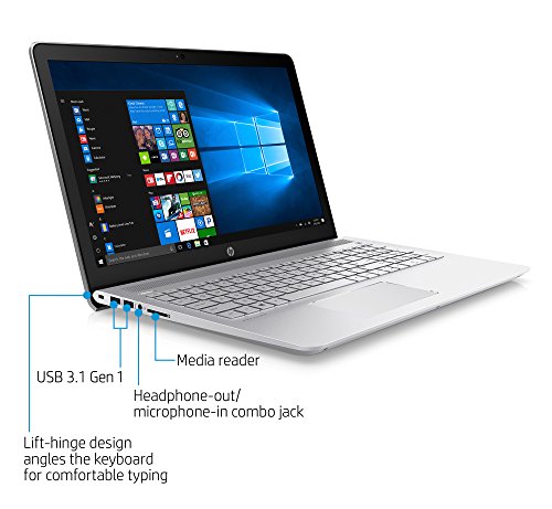 HP Pavilion 15-cc110na 15 6-Inch Laptop -  Mineral Silver   Intel Core i5-8250U  8 GB RAM  256 GB SSD  Intel UHD Graphics 620  Windows 10 Home 