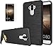 Produktbild Huawei Mate 9(2016) Hülle mit Panzerglas,ISENPENK Premium TPU+PC Ultra Slim Tough Rugged Hardcase with Built-in Kickstand Selbst Ständer und Card Schlitz 2 in 1 Stand Case,Wasserdicht Shockproof Anti Slip Stoßfest Back Cover Protection Tasche Schutzhülle für Huawei Mate 9(2016) 5.9Zoll-[schwarz]+Panzerglas/Schutzfolie/Schutzglas
