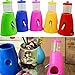 FOCUSPET Hamster Mäusen Wasserflasche Nipple Inhaber Dispenser mit Base Hütte fuer Nagerkäfige