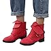 Produktbild Stiefel Damen Boots Frauen Ankle Booties Leder Ritter Stiefeletten Martin Stiefel Cowboy Schuhe Boot Mode Freizeitschuhe ABsoar