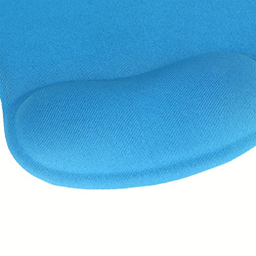 Lifeyz Anti-Rutsch Komfort-Mousepad Gel Mauspad mit Gel-Handgelenkauflage (blau) - 3