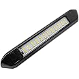 Dream Lighting Caravan Awning Light IP66 Waterproof Black Aluminum Housing 10nch 5.1W 6000K Cool White for Campervan Motorhome Van Exterior Porch Over Door Lighting 350LM