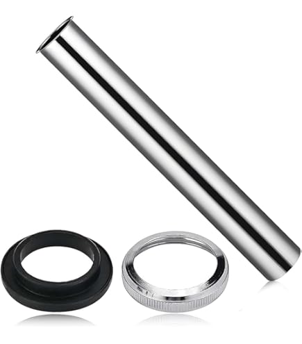 Tubo Per Sifone Engelbach 400 Mm - Estensione 1 1/4 X 32 Mm, Nero, Made In Germany