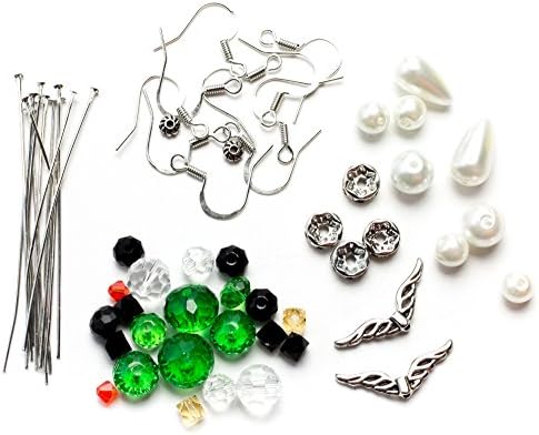 Cousin Various Christmas Trinkettes Bead Kit holiday Earrings