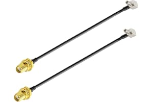 Vecys SMA Câble SMA Femelle Cloison à TS9 Male À Droite Angle 4G Antenne Routeur Extension Câble 15 CM 6 Pouces RG174 pour 2G 3G 4G LTE Externe Antenne