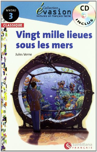 Vingt mille lieues sous les mers(collection découverte niveau, no 3) (evasion lectures français)