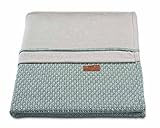 Baby's Only 161010 Babydecke Strickdecke Robust Korn, 75 x 90 cm, stone green