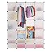 Produktbild Teamyy DIY Kleiderschrank Kunststoff Garderobenschrank Steckregal Schuhregal Schuhschrank Steckregalsystem