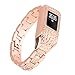 Produktbild bändchen mit metall ersatz garmin vivofit 3 armbänder von VAN+, kleine (Rose Gold)