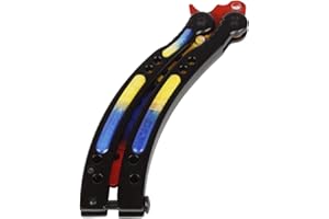 Andux Stainless Steel Folding Tool Curved with Holes CS/HDD14 Tricolor