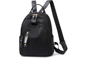 zhongningyifeng Mały plecak damski, mini nylonowy plecak podróżny, portfel, torba na ramię, śliczna lekka dla dziewcząt