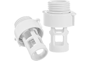 GREVOSEA 2 Pack Replacement Intex 10184 Garden Hose Drain Plug Connector for Intex Round Swimming Pools Pool Drain Hose Adapter for Easy Water Management