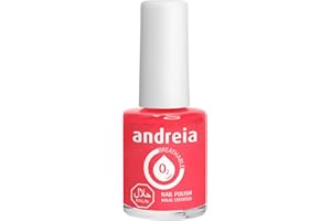 Andreia Vernis Halal - Esmalte de Uñas Vegano, Permeable y Transpirable que cumple con los requisitos Halal - Color B16 Coral - Sombras de Rosa