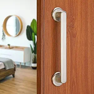 LAPO Polo Zinc Alloy Main Door Pull Handle Door Hardware (8 inches, Matt Finish)