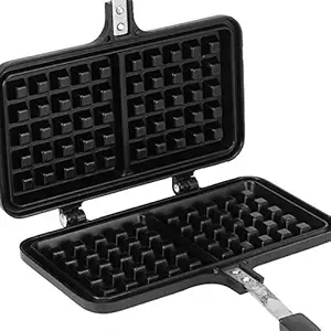 Sturdy and Long Lasting Black Reasonable Size, Egg Cake Maker, Waffle Maker, Long Handle Portable for Kitchen Home