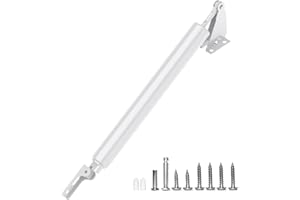 GLKEBY Einstellbarer Robuster Türschließer mit Weicher Schließfunktion für Sturmtüren, Fliegengittertüren & Holztüren - Schwarz & Weiß Verfügbar - Langlebig & Einfache Montage