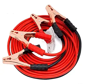 kenvi US Auto Battery Booster 2.21 Meter || Jumper Cable Battery Storage || Wire Clamp with Alligator Wire || Clamp to Start Dead Battery || Emergency Line Truck Off Road || (500 Amp) || K-23