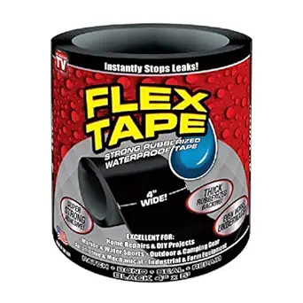 PLANETONE Rubberized Water Leakage Seal Tape Silicon Sealant Tape Waterproof Flex Tape for Seal Leakage Super Strong Adhesive Tape for Water Tank Sink Sealant for Gaps (Pack of 1)