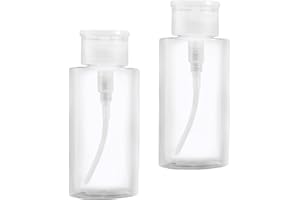 FUTUHADA 2 Pezzi Dispenser per Smalto, Bottiglia per Solvente per Unghie Plastica, 120 ml Ricaricabili Premere il Contenitore del Liquido, Flacone Vuoto per Pompa Smalti e Struccanti