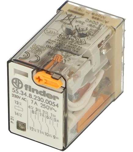 Attacco A Vite Finder 94.74 - Per Relè Serie 55.32/55.34, Montaggio Su Guida DIN 35mm - Foto 4