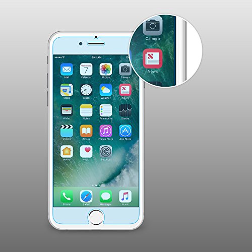 Protector de Pantalla para Apple iPhone 8 Ringke Invisible Defender Glass  MAX HD CLARIDAD  vidrio protector de Pantalla Garant  a de por vida de precisi  n de alta definici  n  HD  para iPhone8