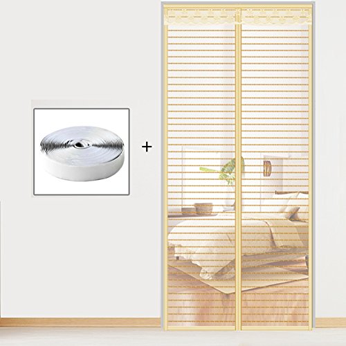 Preisvergleich Produktbild Magnetische fliegengitter tür, Weiche bildschirm Verschlüsselung Full-frame velcro Mesh-vorhang, Schützende netting Hält luft in und fehler aus -B 110x240cm(43x94inch)