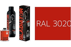 shabbychiccolors GLADIATOR RAPTOR vernice texturizzata al altissima resistenza al graffio tipo raptor (rosso ral 3020)