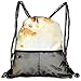 Produktbild RAINNY Drawstring Backpacks Bags,Fall Season Composition with Flying Dried Maple Tree Foliage,5 Liter Capacity,Adjustable