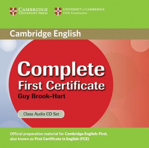 Book's Cover ofComplete First Certificate Class Audio CD Set