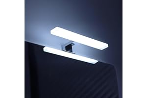 DEELUX Lámpara LED de Espejo,30cm 600lm 5w,Espejo de Baño Blanco Frío 6000k,Moderno Luz de Espejo de Baño,230v IP44 Impermeable