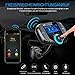 Produktbild YSHtanj Bluetooth FM-Transmitter Auto Ladegerät Adapter Auto LCD Bluetooth MP3 Player FM Transmitter Freisprechanlage QC3.0 USB Ladegerät - Schwarz