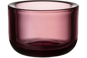Iittala Lampion szklany, srebrny, 3