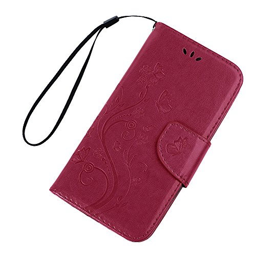 Funda BQ Aquaris X   BQ Aquaris X Pro Carcasa Libro de Suave Cuero PU Premium - Mavis s Diary Carcasa Con TPU Silicona Case Interna Suave Soporte Plegable Ranuras para Tarjetas y Billetera Cierre Magn  tico - Color Rosada