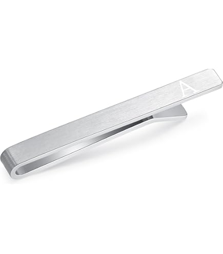 Krawattenklammer Ruhrpott Bergbau - Altsilber Metallschieber 52mm