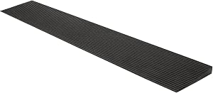 Gummi-Auffahrrampe – Für Rollstuhl, Sackkarre & Mehr, Höhen 8–45 Mm, Rutschfest