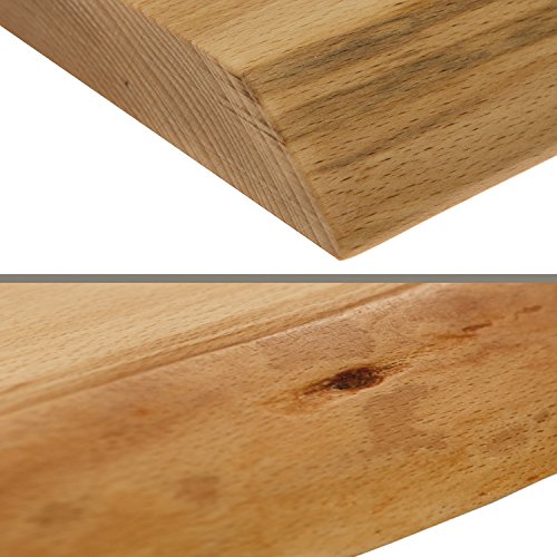 Schwarzwald Massivholz Schneidebrett PAUL Senior 50 cm, Buche mit natürlicher Baumkante - 6