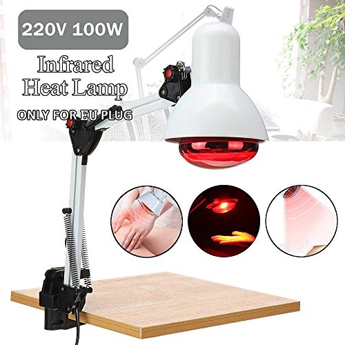 Terapia de Calor por foco lámpara infrarroja luz ajustable ángulo de suelo de Stand de infrarrojos de lámpara de calor terapia de fisioterapia de luz de alivio