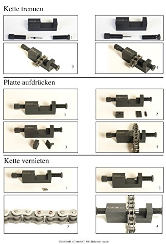 Kettenwerkzeug Kettenvernietwerkzeug Profi – Basic RK und DID 520 und 525 - 3