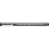 STAEDTLER Pigmentliner 0,3 Mm – Schwarze Tinte, 2er Pack