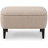 Dekoratif Puf &amp; Bench 60 x 38, Ayak Uzatma Koltuğu - Bej