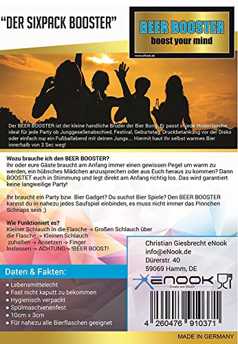 BEER BOOSTER von eNook. Die bessere Altanative zur BIER BONG bekannt als BIER SCHOOTER. Das Perfekte Bar & Party Gadget bzw. Zubehoer - 5